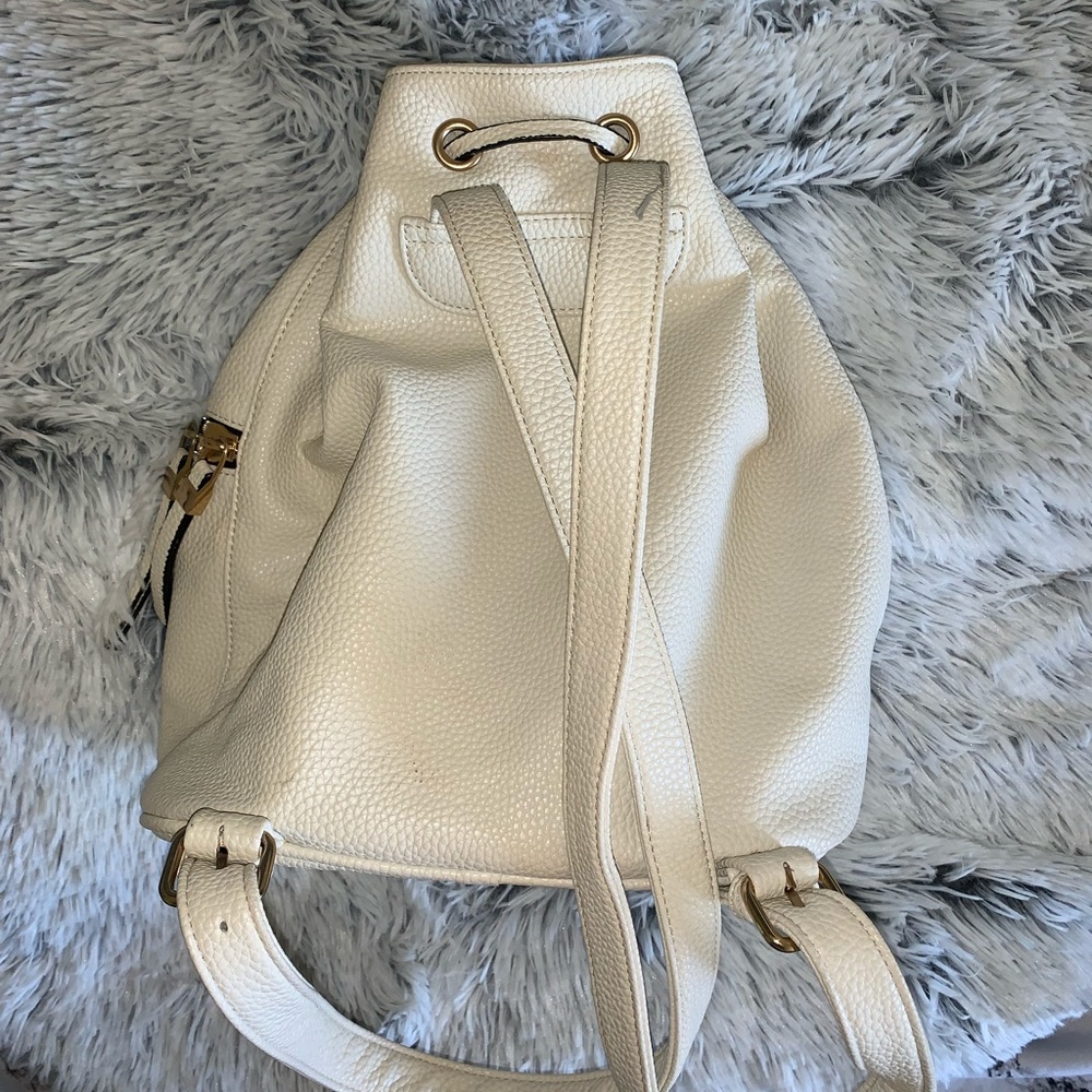 Justfab Cream Drawstring Backpack - image 3